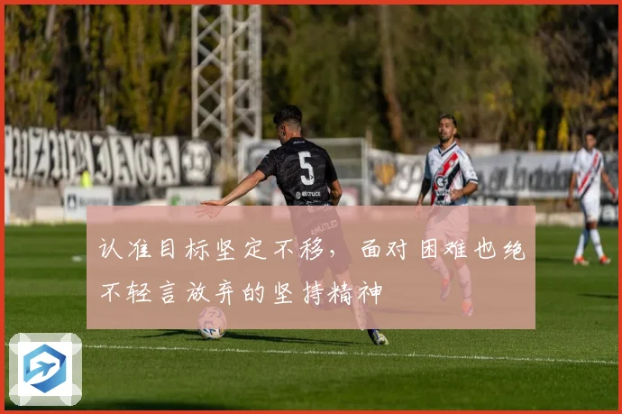 认准目标坚定不移，面对困难也绝不轻言放弃的坚持精神